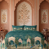 Bedsheet Set With 2 Matching Pillow Covers - King Size