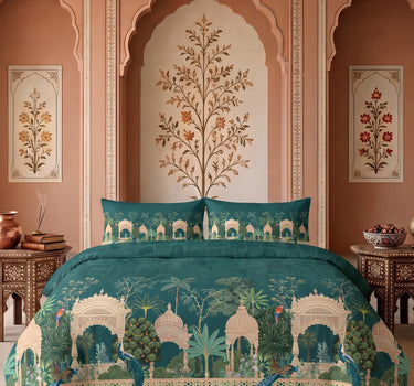 Heritage 200TC Natura Soft Bedsheet Set With 2 Matching Pillow Covers - King Size