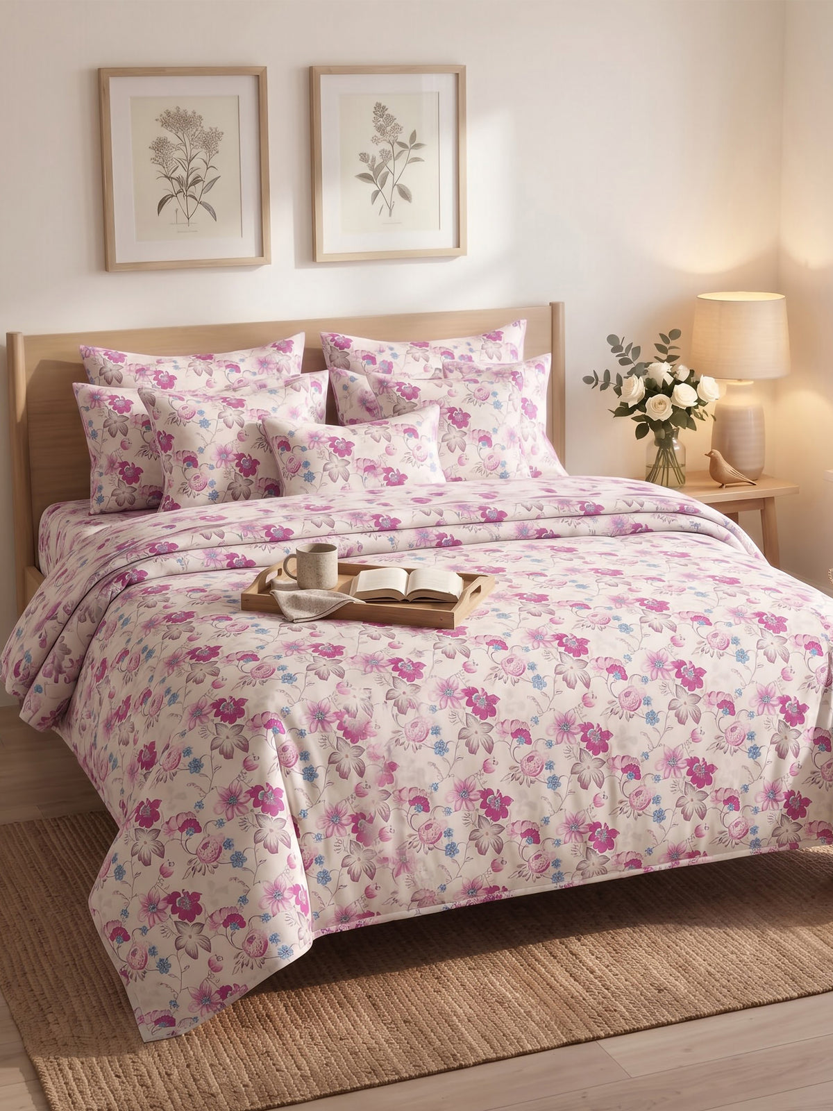 Everyday Dohar Set 180TC Printed 100% Cotton - King Size