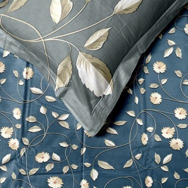 Eden Garden - 200TC King Size Pure Cotton Digital Printed BedSheet