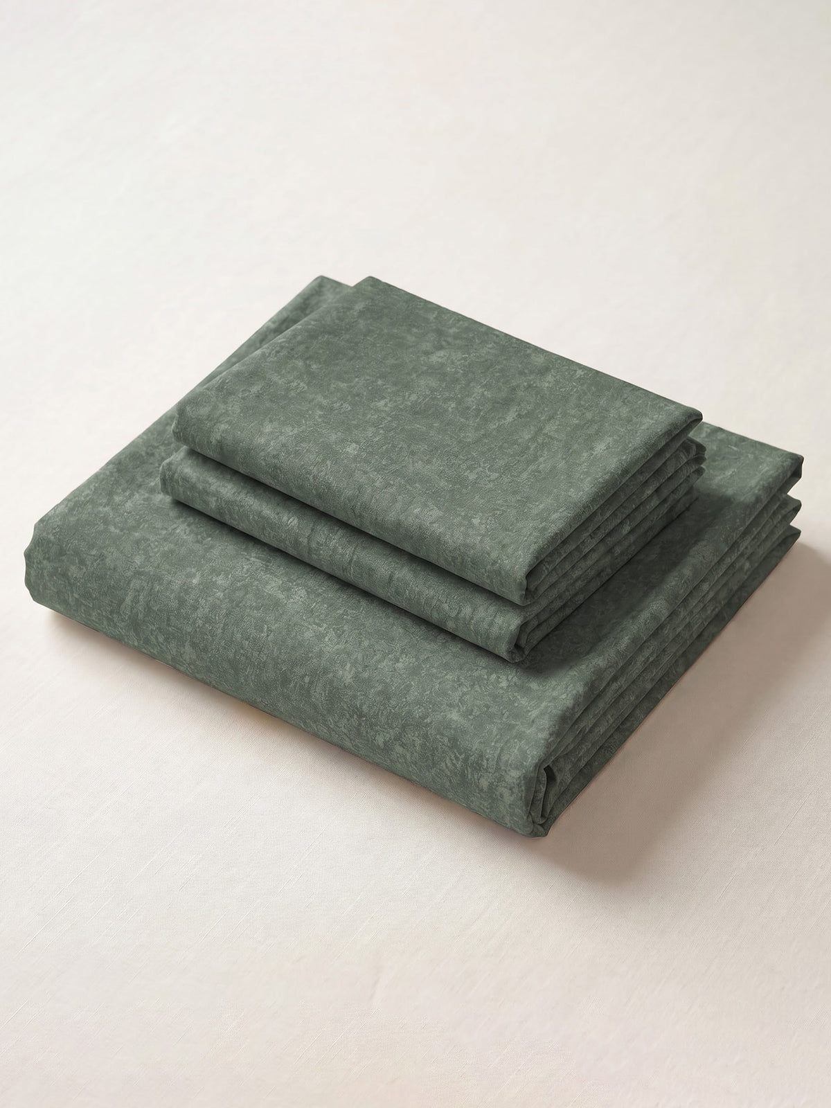LABHAM Acid Wash 200TC Natura Soft Bedsheet Set With 2 Matching Pillow Covers - King Size