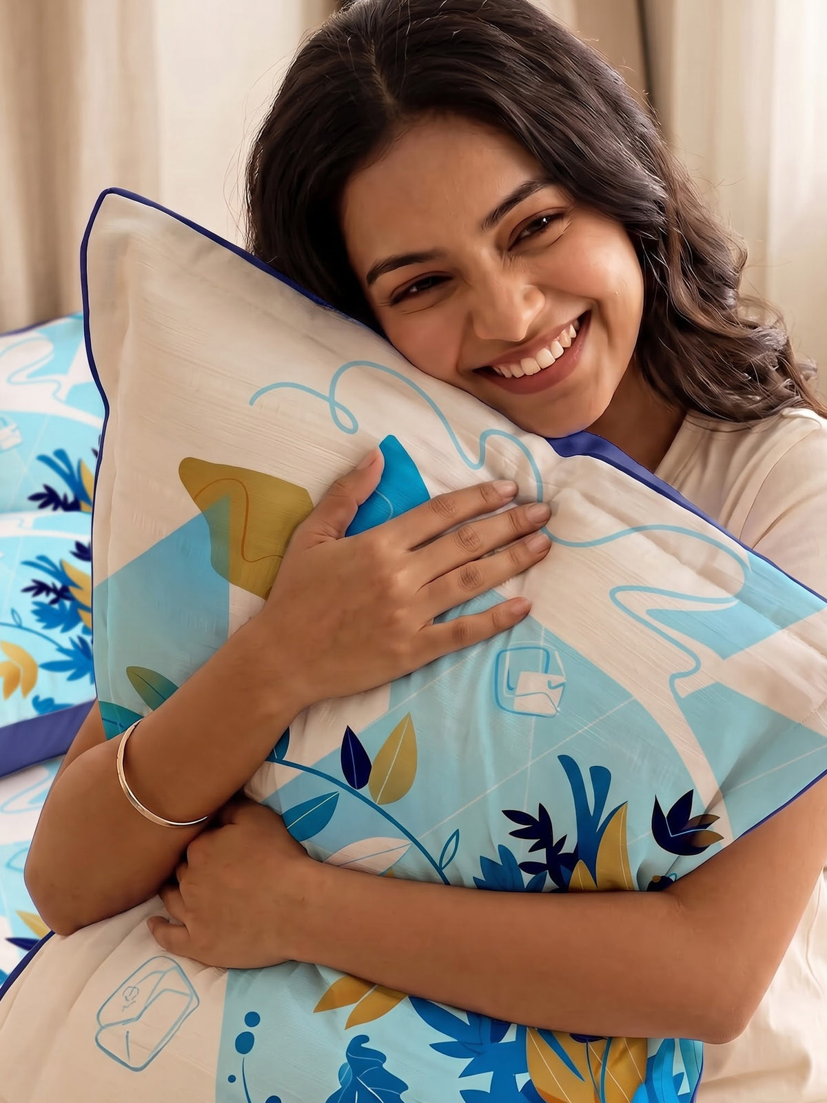After Hours 200TC Natura Soft Bedsheet Set With 2 Matching Pillow Covers - King Size