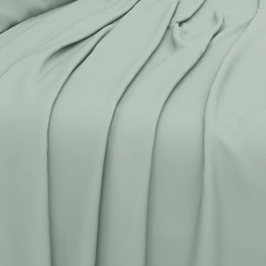 600TC- 100% Pure Cotton Solid Bedsheet Set (Summer Green)