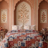 Bedsheet Set With 2 Matching Pillow Covers - King Size