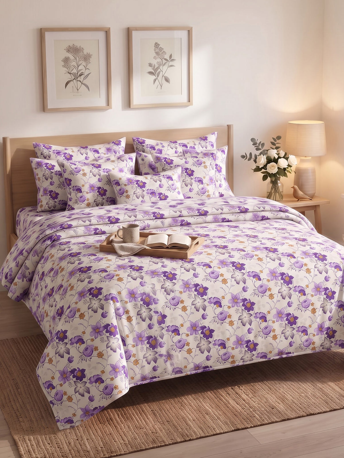 Everyday Dohar Set 180TC Printed 100% Cotton - King Size
