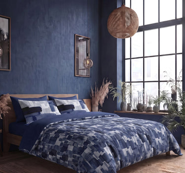 Indigo 200TC Natura Soft Bedsheet Set With 2 Matching Pillow Covers - King Size