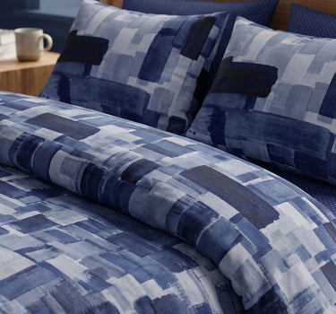 Indigo 200TC Natura Soft Bedsheet Set With 2 Matching Pillow Covers - King Size