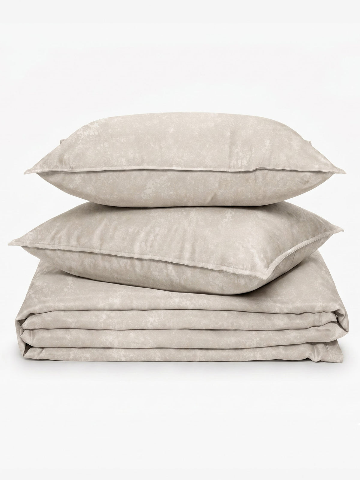 LABHAM Acid Wash 200TC Natura Soft Bedsheet Set With 2 Matching Pillow Covers - King Size