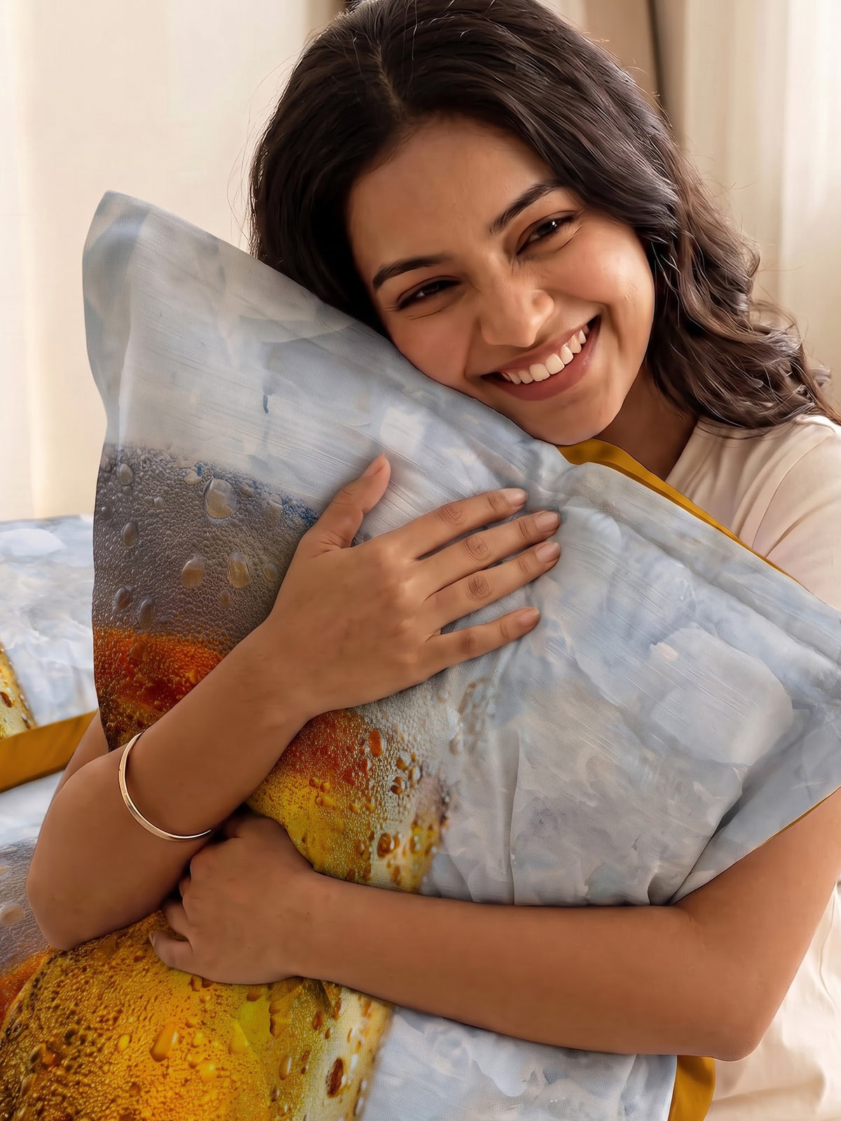 After Hours 200TC Natura Soft Bedsheet Set With 2 Matching Pillow Covers - King Size