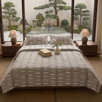 Egyptian Cotton King Bedcover With 2 Pillow Covers And Multipurpose Bag thumbnail 1