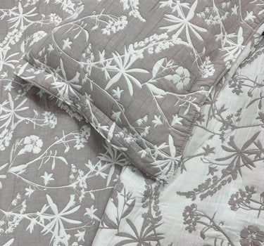 Egyptian Cotton King Bedcover With 2 Pillow Covers And Multipurpose Bag