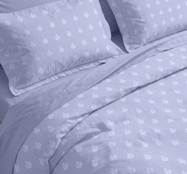 SERENITY 300GSM Multi Needle Motif Embroidered Quilt Bed Cover Set with 2 Pillow Covers – King Size