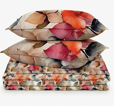 Flora Fauna 200TC Natura Soft Bedsheet Set With 2 Matching Pillow Covers - King Size