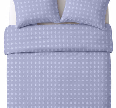 SERENITY 300GSM Multi Needle Motif Embroidered Quilt Bed Cover Set with 2 Pillow Covers – King Size