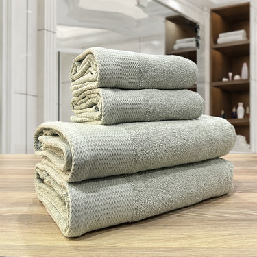 Celebration - 450GSM 100% Pure Cotton 4 Piece Towel Set (PIstachio)