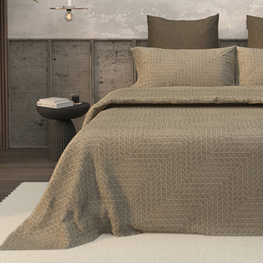 Earthen - 200TC King Size Pure Cotton Bedsheet (04)