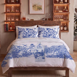 Bedsheet Set With 2 Matching Pillow Covers - King Size