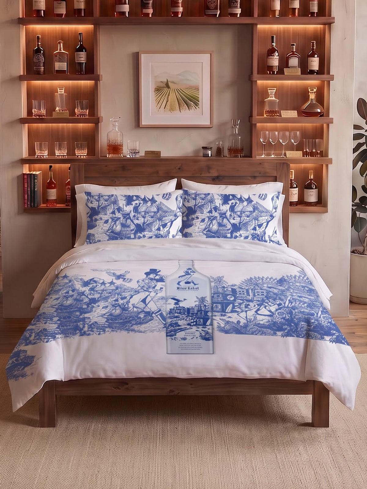 After Hours 200TC Natura Soft Bedsheet Set With 2 Matching Pillow Covers - King Size
