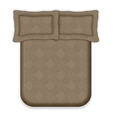 Earthen - 200TC Pure Cotton Bedsheet set (Earthen -04)