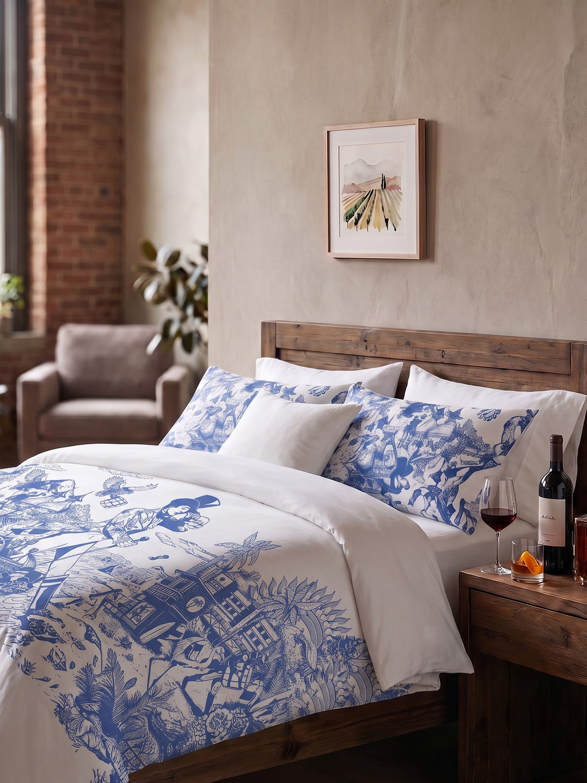 After Hours 200TC Natura Soft Bedsheet Set With 2 Matching Pillow Covers - King Size