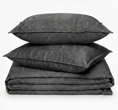 Acid Wash 200TC Natura Soft Bedsheet Set With 2 Matching Pillow Covers - King Size