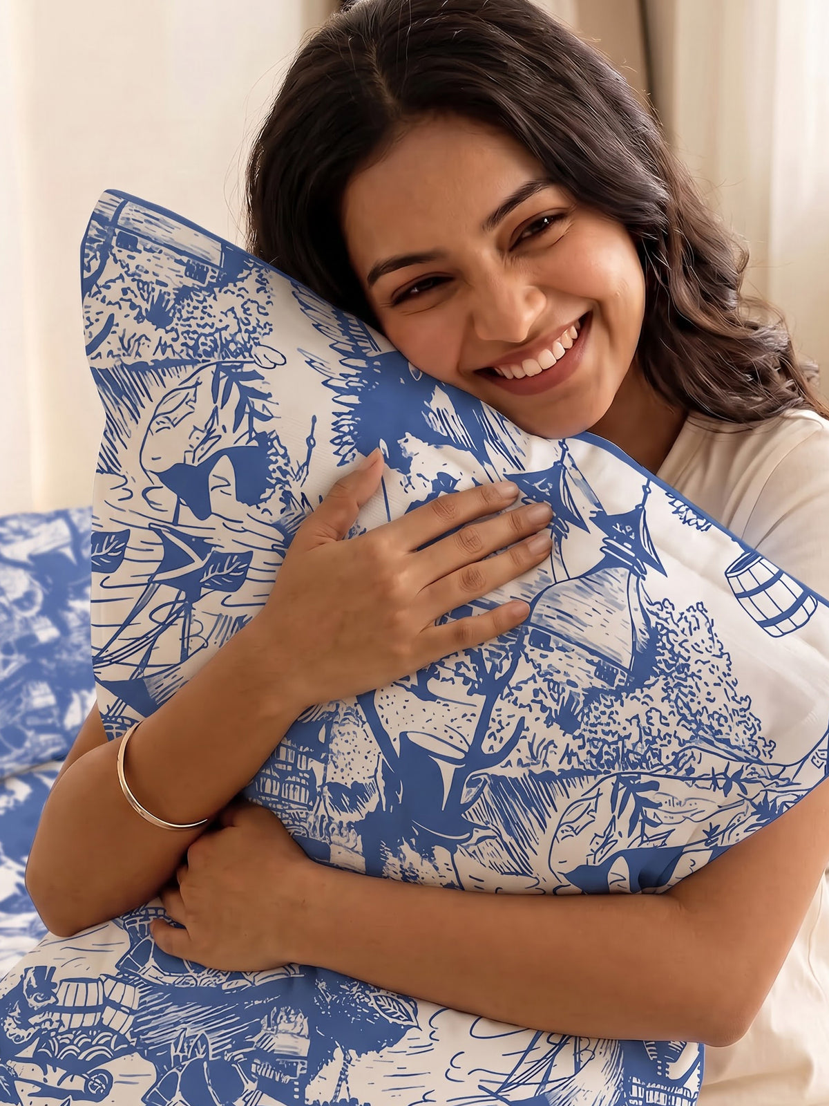 After Hours 200TC Natura Soft Bedsheet Set With 2 Matching Pillow Covers - King Size
