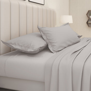 600TC- 100% Pure Cotton Solid Bedsheet Set (Blush)