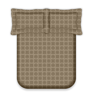 Earthen - 200TC King Size Pure Cotton Bedsheet (05)