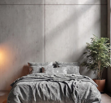 Acid Wash 200TC Natura Soft Bedsheet Set With 2 Matching Pillow Covers - King Size
