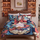 Bedsheet Set With 2 Matching Pillow Covers - King Size