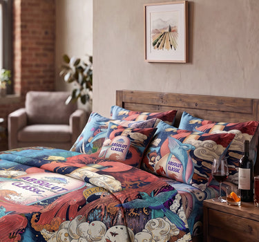 After Hours 200TC Natura Soft Bedsheet Set With 2 Matching Pillow Covers - King Size