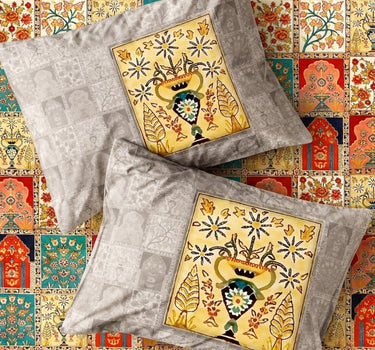 Heritage 200TC Natura Soft Bedsheet Set With 2 Matching Pillow Covers - King Size