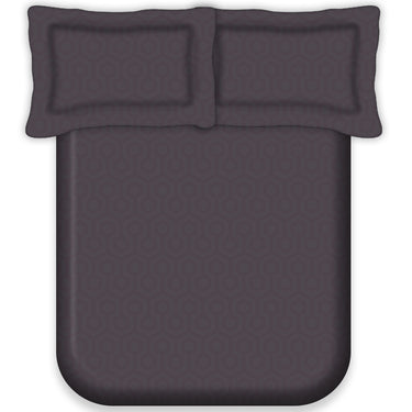 Italian Jacquard-King Size BedSheet Set (Grey)