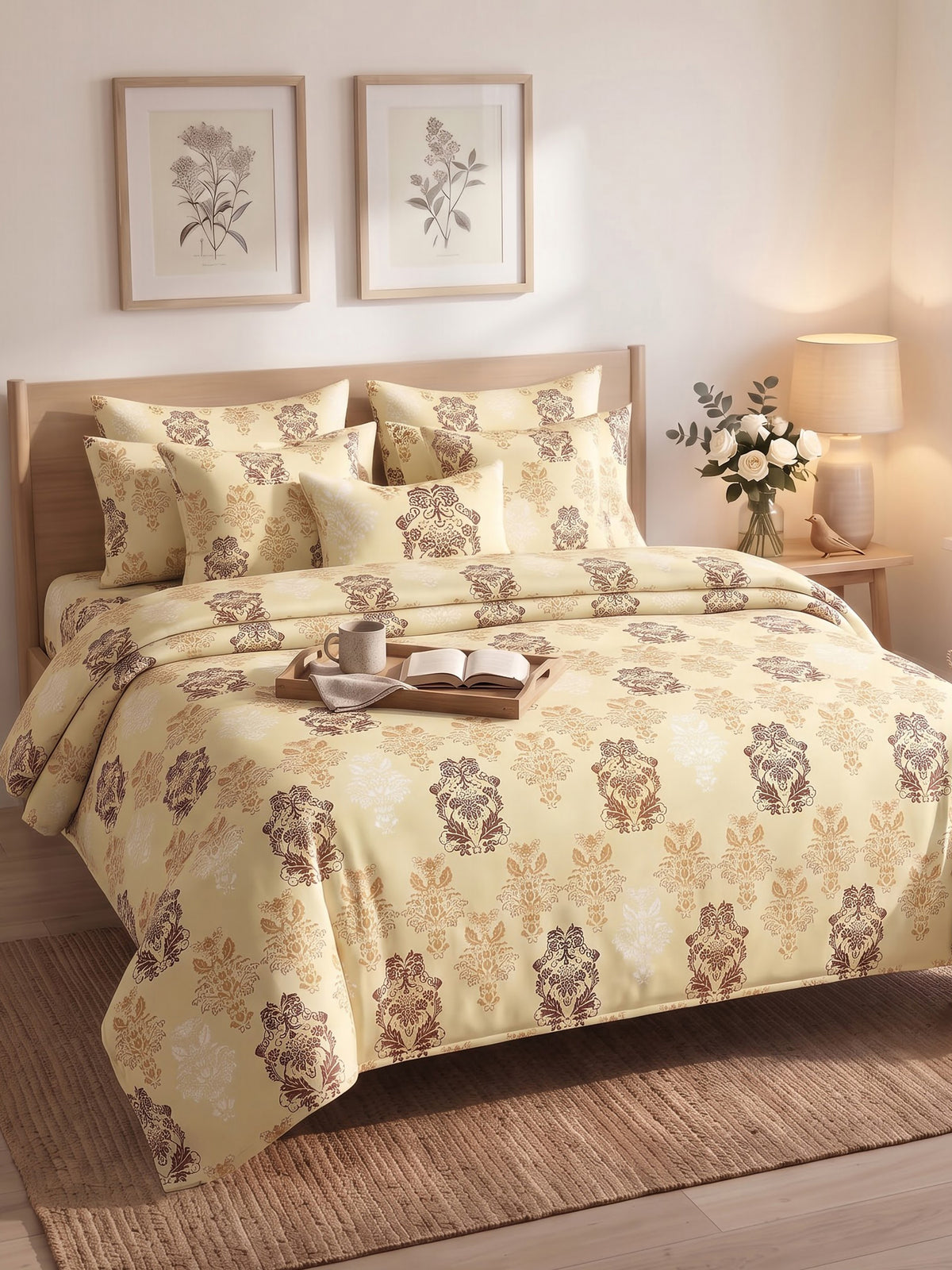 Everyday Dohar Set 180TC Printed 100% Cotton - King Size
