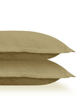 Sensation - Quilted King Bedcover Set with 2 Pillow Covers(Khakhi) thumbnail 4