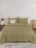 Sensation - Quilted King Bedcover Set with 2 Pillow Covers(Khakhi) thumbnail 2