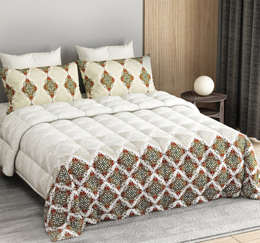 RANGRITI 180TC Pure Cotton King Size Comforter Bedding Set