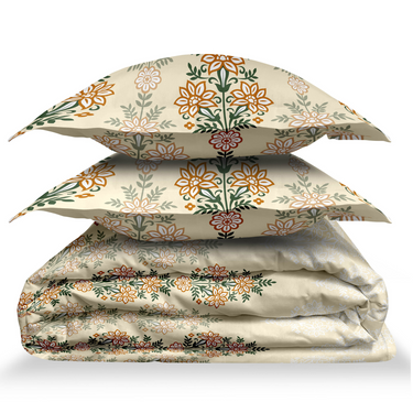 Celebrating India - 200TC Pure Cotton King Size Bedsheet (ETH10)