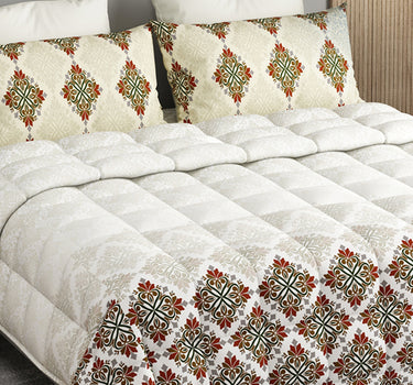 RANGRITI 180TC Pure Cotton King Size Comforter Bedding Set