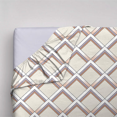 Elements:- 140GSM Micro Peach Finished Fethersoft Fitted Bedsheet set