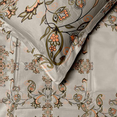 Celebrating India - 200TC 100% Pure Cotton Bedsheet Set(ETH11)