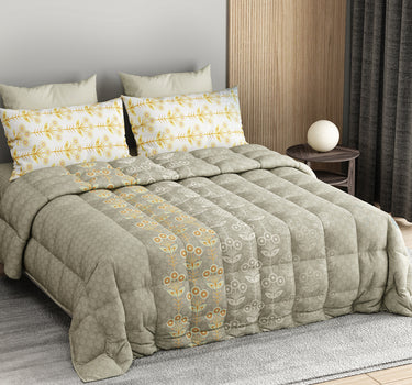 RANGRITI 180TC Pure Cotton King Size Comforter Bedding Set