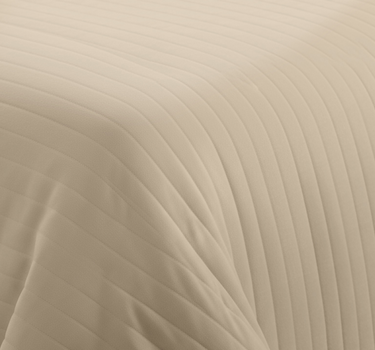 Heather Quilted Cotton Linen Bedcover cum AC Comforter Set with 2 Pillow Covers, King Size (Chikoo)