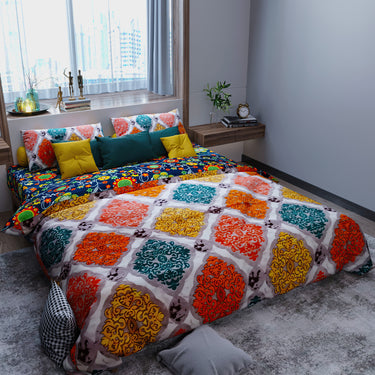 Crystal 140GSM Glance Cotton Double Bed Comforter