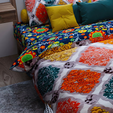 Crystal 140GSM Glance Cotton Double Bed Comforter