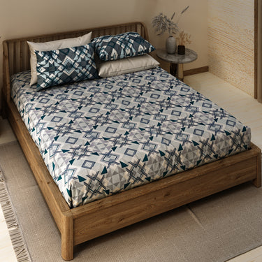 Celebrating India - 200TC Pure Cotton King Size Bedsheet (ETH13)