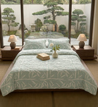 Egyptian Cotton King Bedcover With 2 Pillow Covers And Multipurpose Bag thumbnail 1
