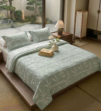 Egyptian Cotton King Bedcover With 2 Pillow Covers And Multipurpose Bag thumbnail 2