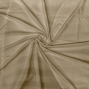 Simple Living - 210TC Satin Stripe Bedsheet Set(Sand Medium)