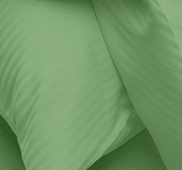 Simple Living - 210TC Satin Stripe Bedsheet Set(Pistachio)